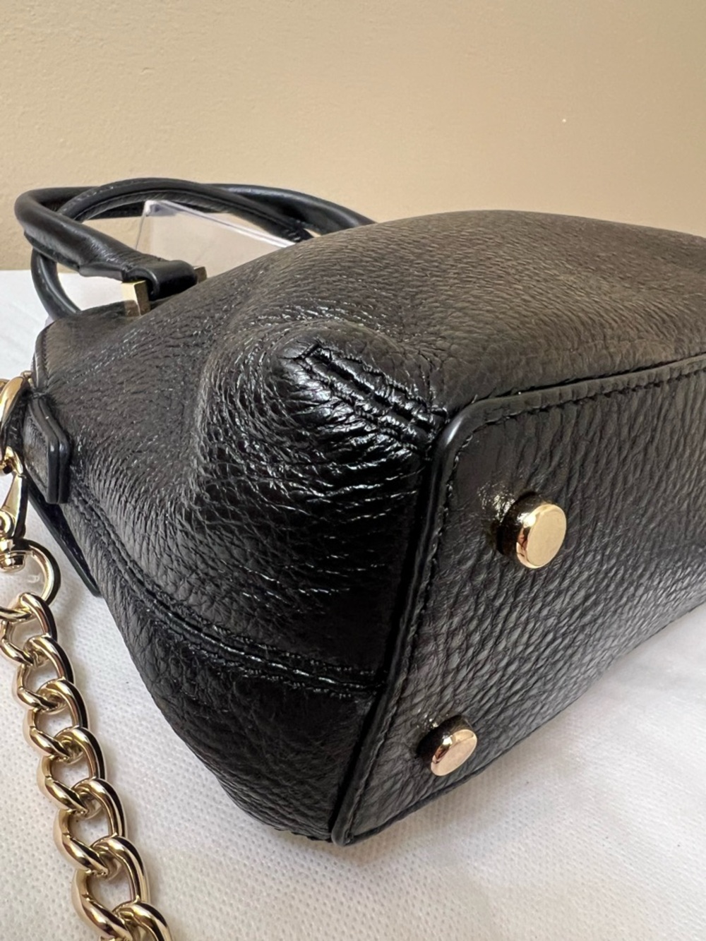 kate spade Pebbled Leather Dome Satchel / Crossbody - Picture 8 of 13
